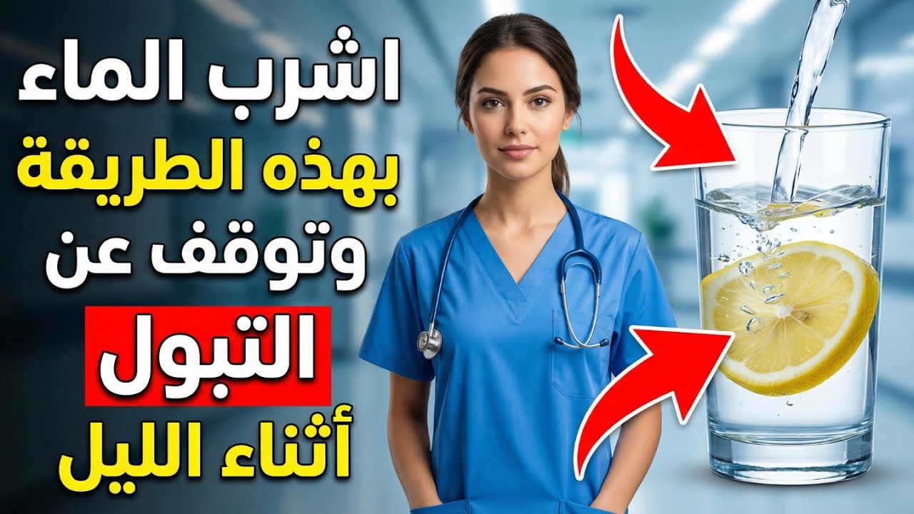 طبيبة المسالك البولية تكشف: كيف تشرب الماء حتى لا تستيقظ ليلًا