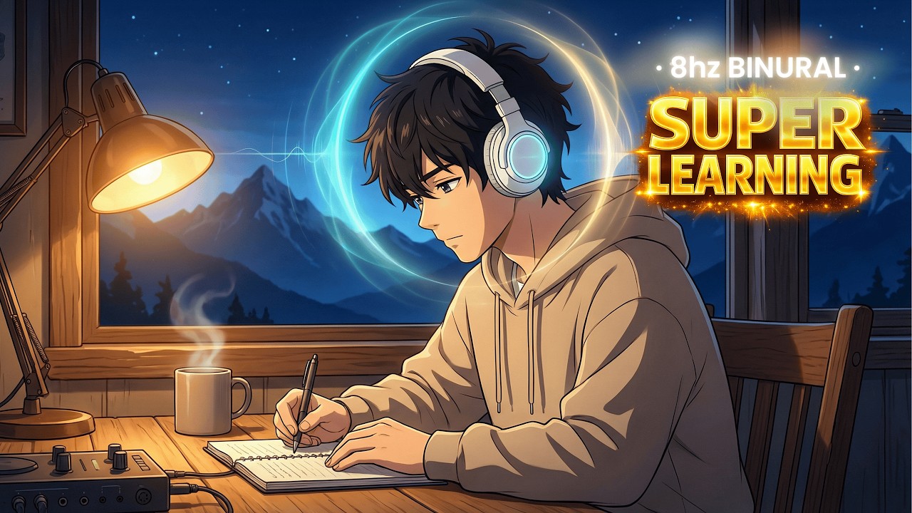 Super Learning Jazz 🧠 8Hz Binaural Beats for Deep Focus with Kai