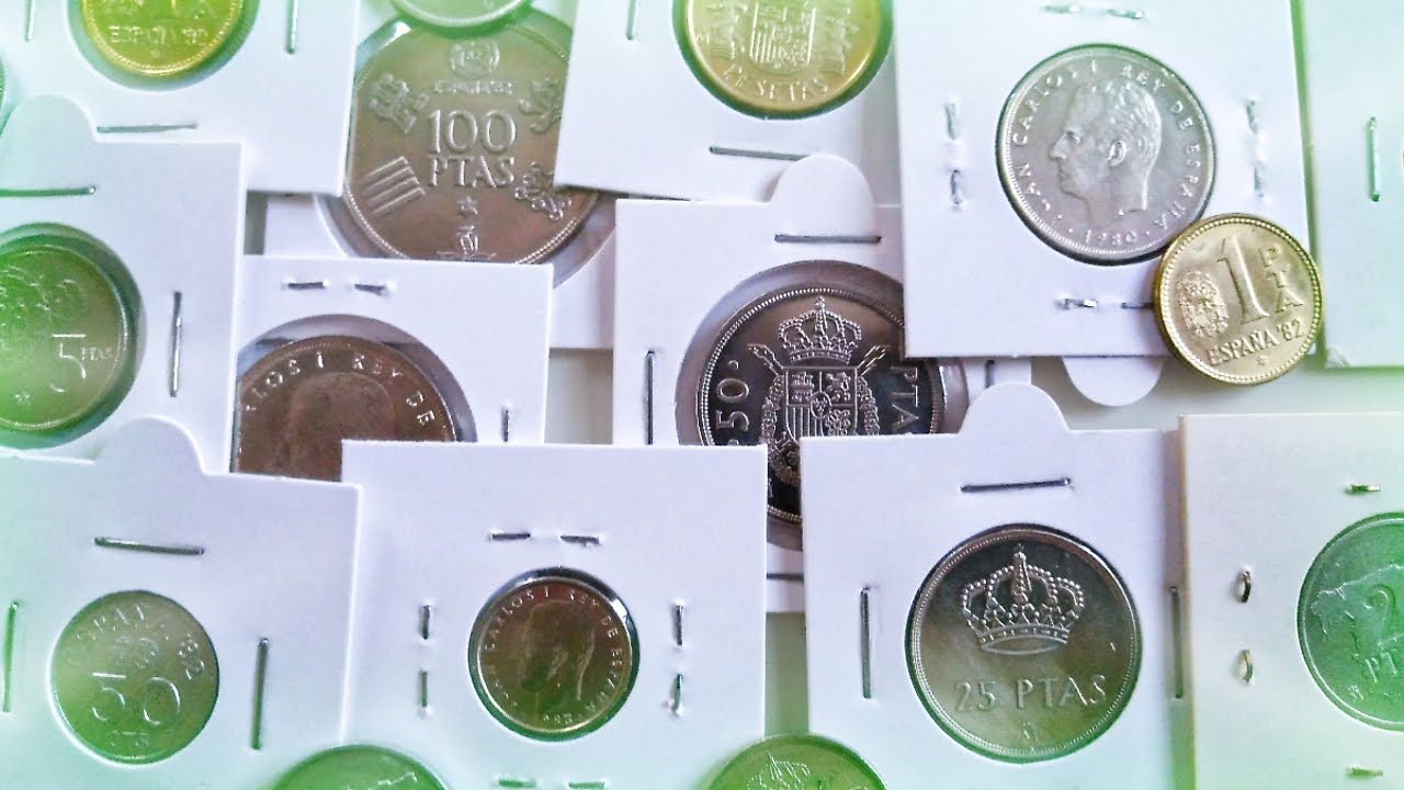 Las monedas de pesetas de Juan Carlos I. España 1975 - 2001.