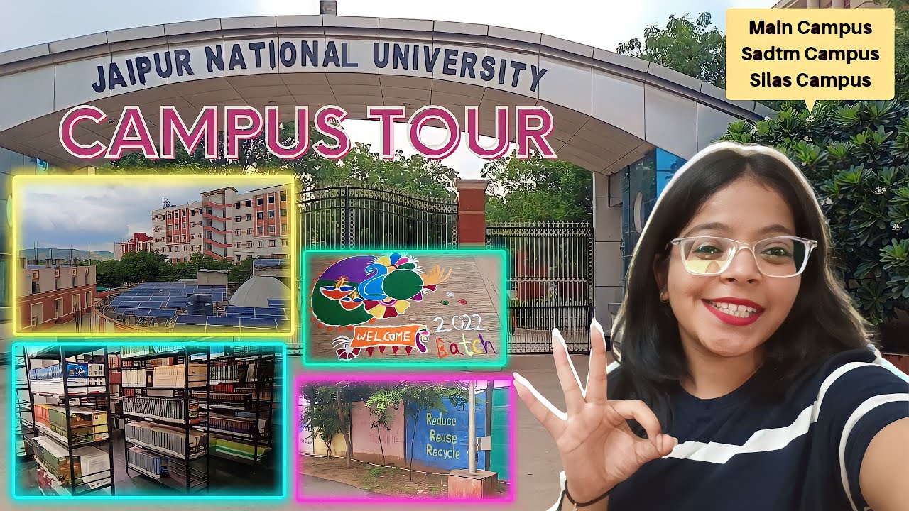 Jaipur National University | Full Campus Tour | Kashish Jain #vlog9