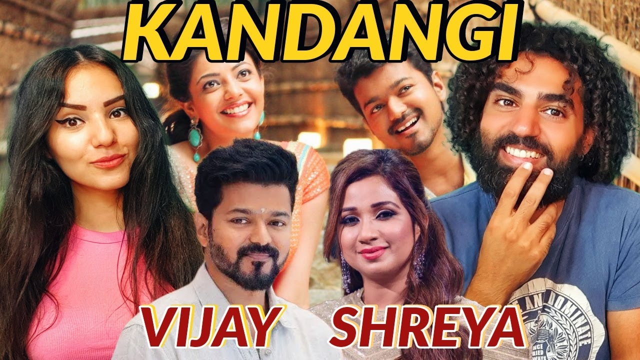 🇮🇳 VIJAY + SHREYA??! 😳😍 REACTING TO  KANDANGI - JILLA | Vijay | Kajal | Shreya
