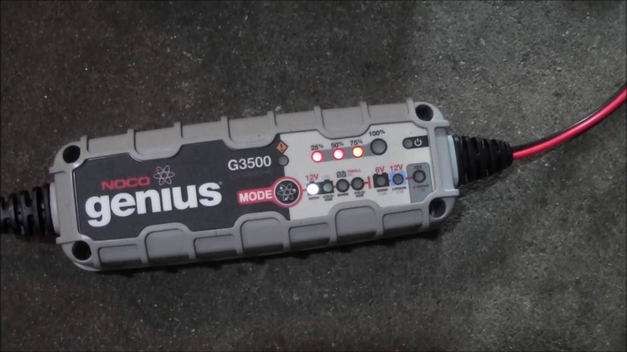 Протестирован режим ремонта NOCO Genius G3500
