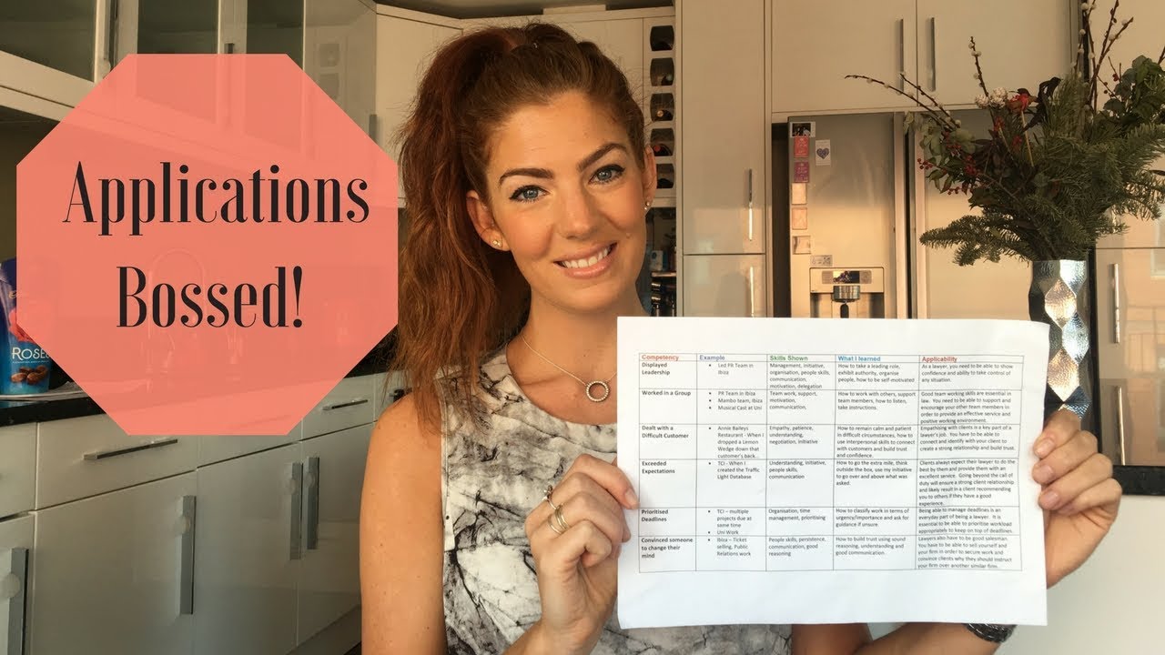 Law:  Training Contract Applications - Bossed!
