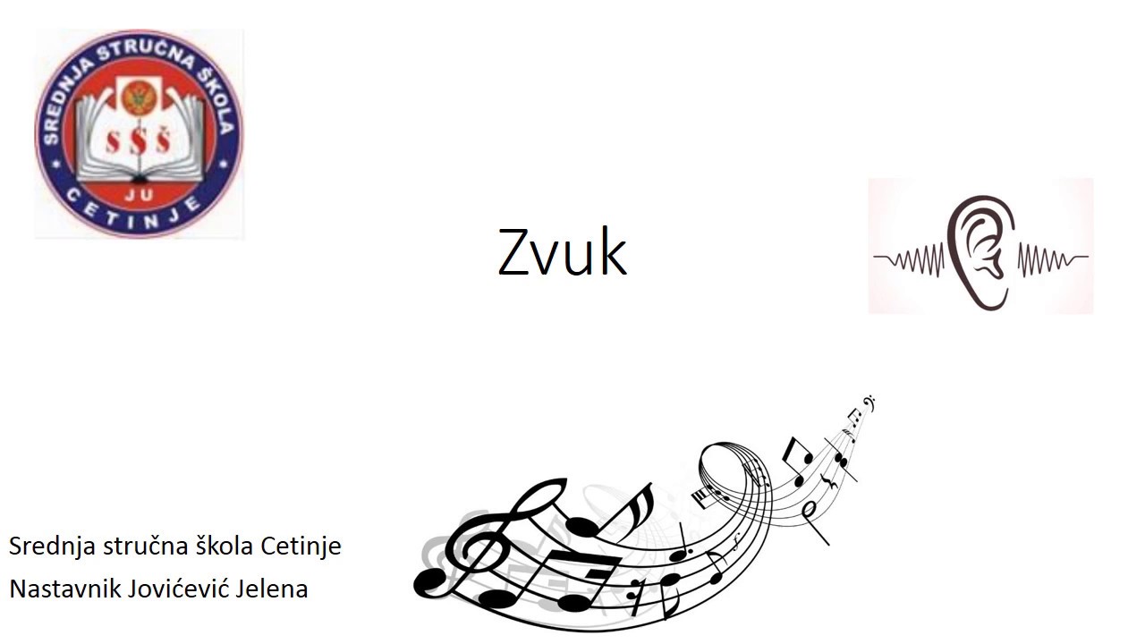 FIZIKA - II razred - Zvuk