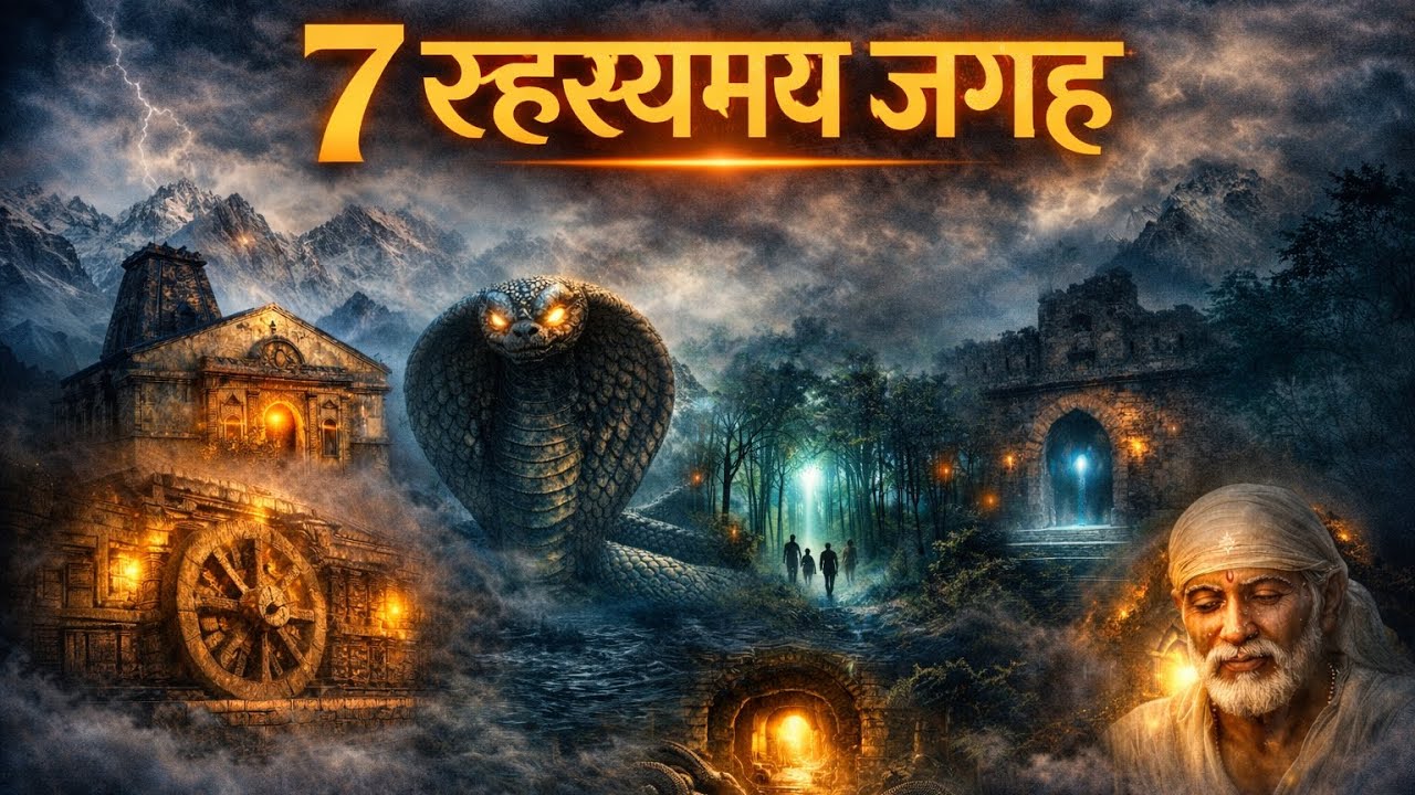 7 रहस्यमय जगहें, जिन्हें देखकर आप डर जाएंगे | भारत के खौफनाक रहस्य 😱 