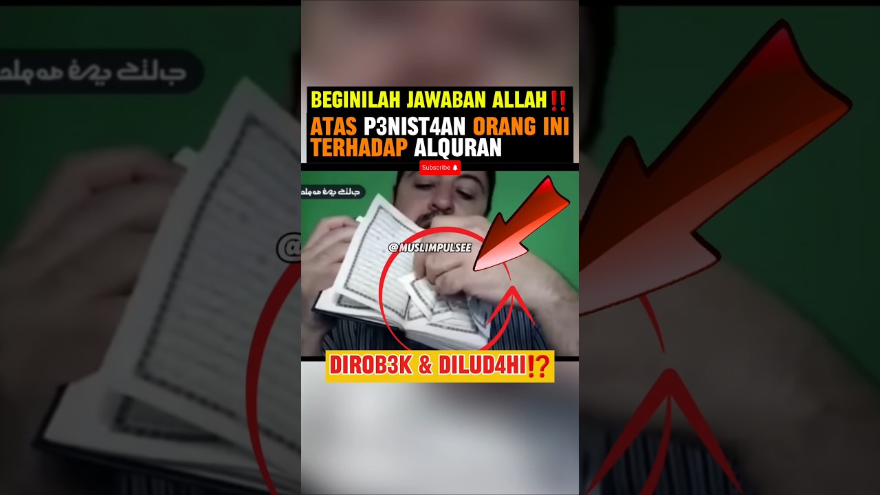 Allahu Akbar‼️balasan kontan Allah bikin kapok orang ini‼️ #alquran #kuasaallah #adzab #islam