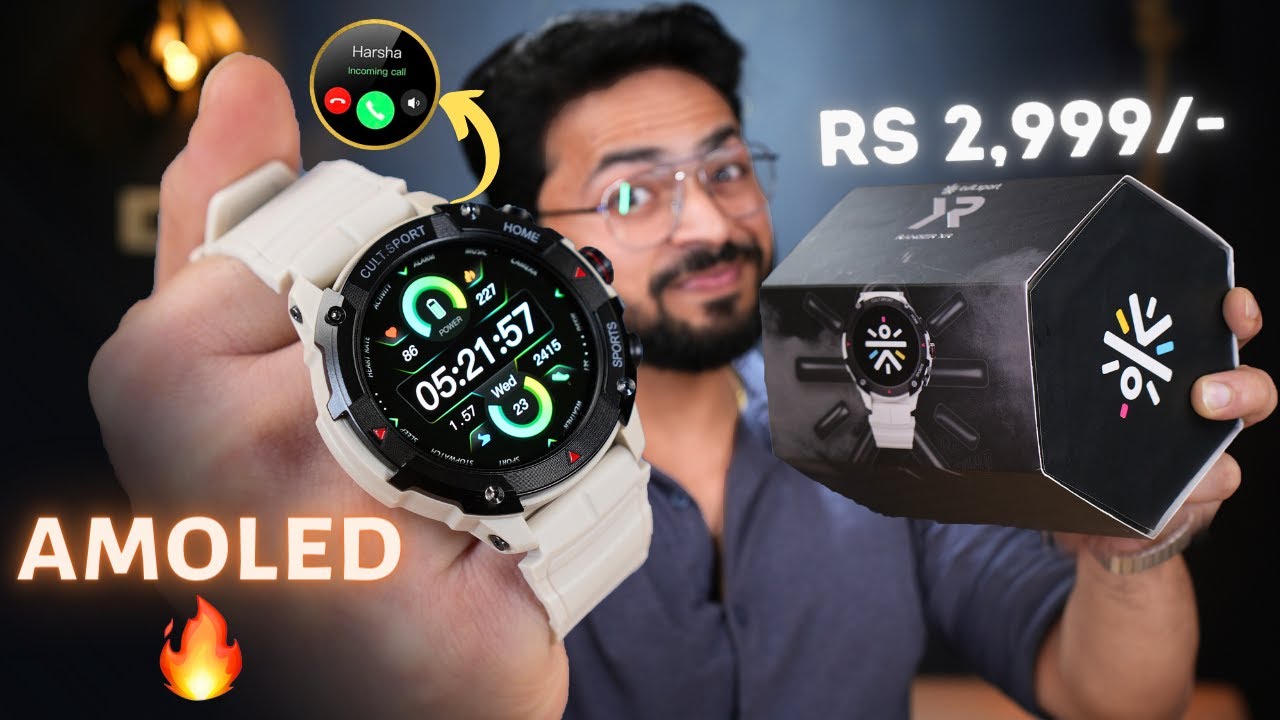 AMOLED Rugged Smartwatch 🔥 | Cultsport Ranger XR | Best Smartwatch under Rs 4000 🚀