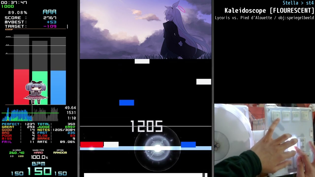 st4 Kaleidoscope [FLOURESCENT] FAILED AA