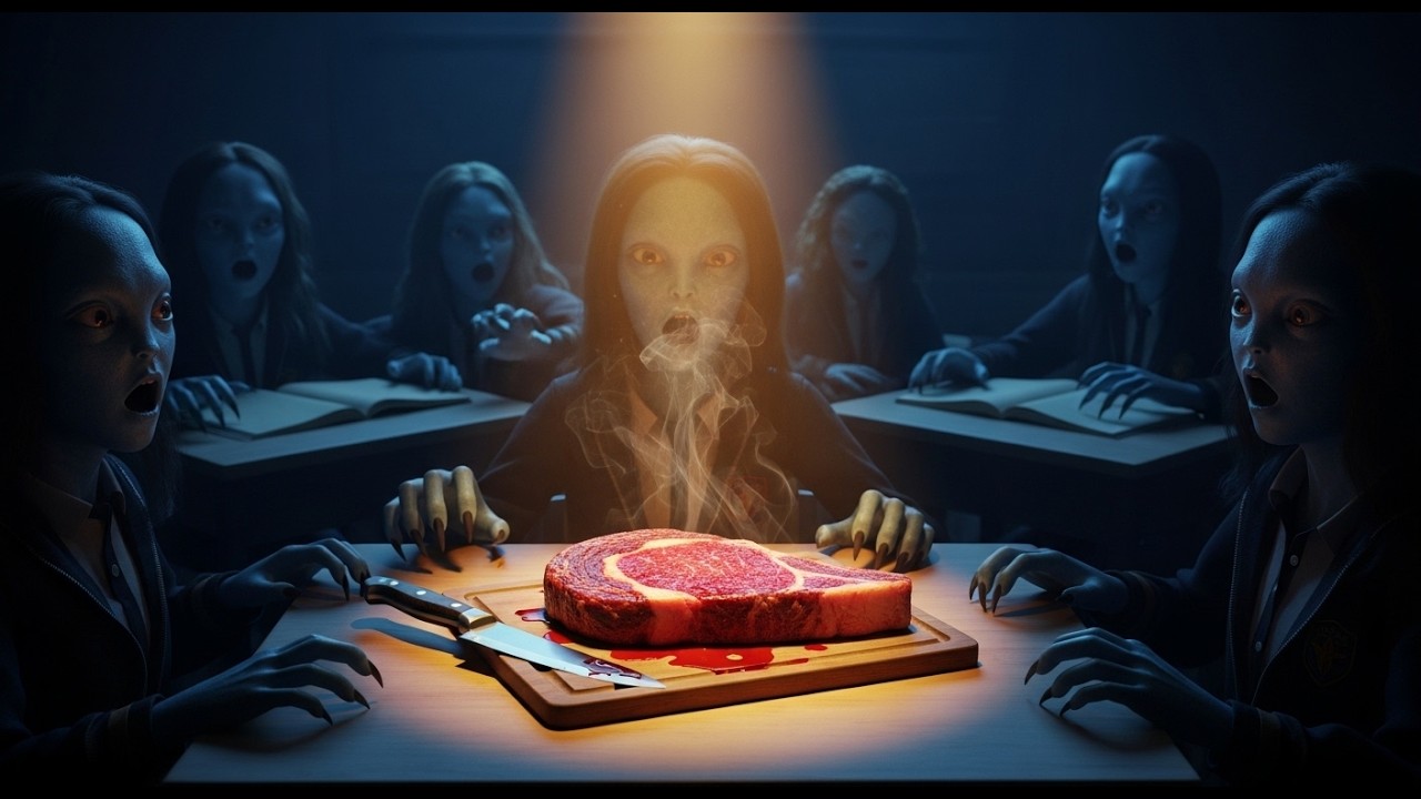 The Classroom Laughed at Humans Being Herbivores—Then a Human Unpacked a Bloody Steak | HFY | Sci-