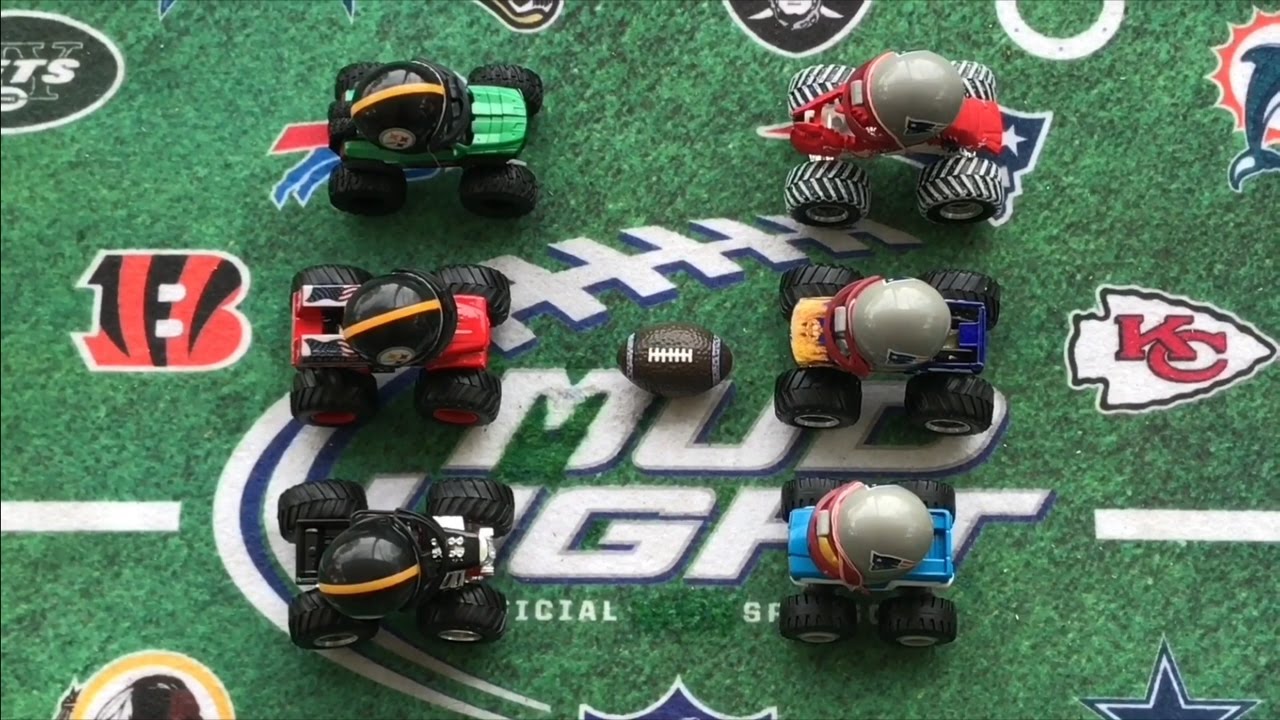 Футбольная игра Monster Truck «Steelers против Patriots»