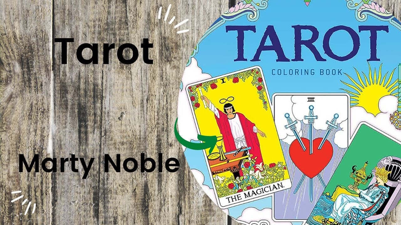 Tarot - Marty Noble for Creative Haven //Adult Colouring Book Flip Through
