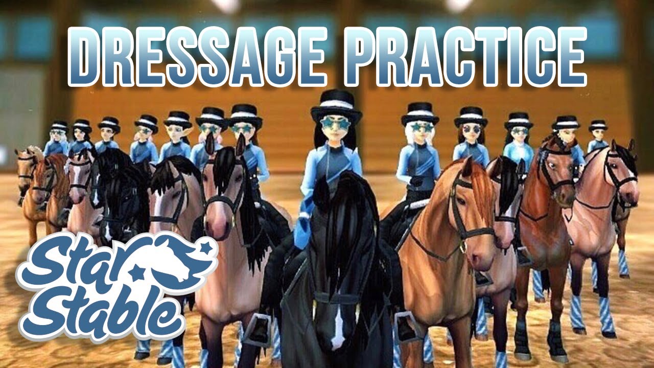 Elite Team Dressage Practice ft. Frosty Queens || Star Stable Online