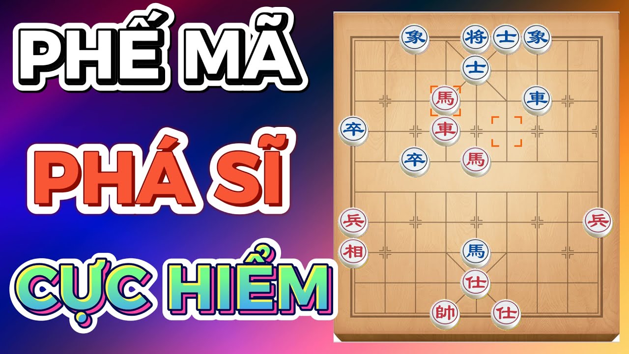 PHẾ MÃ PHÁ SĨ! Đòn Sát Cực Hiểm Trong Ván Cờ Tướng Công Sát Đỉnh Cao