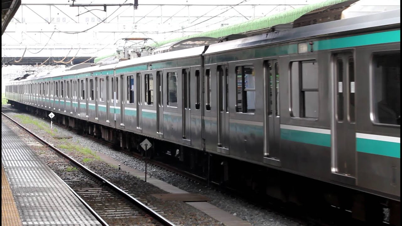 【ドレミファインバータ】JR水戸線　E501系(K702編成) 　試運転　小山発車
