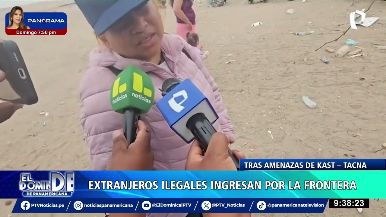 Migrantes ingresan por frontera con Perú ante amenazas de Kast de deportaciones en Chile