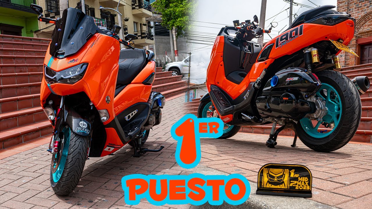 V193 | Nmax connected Personalizada 1er PUESTO en COLOMBIA lujos y accesorios