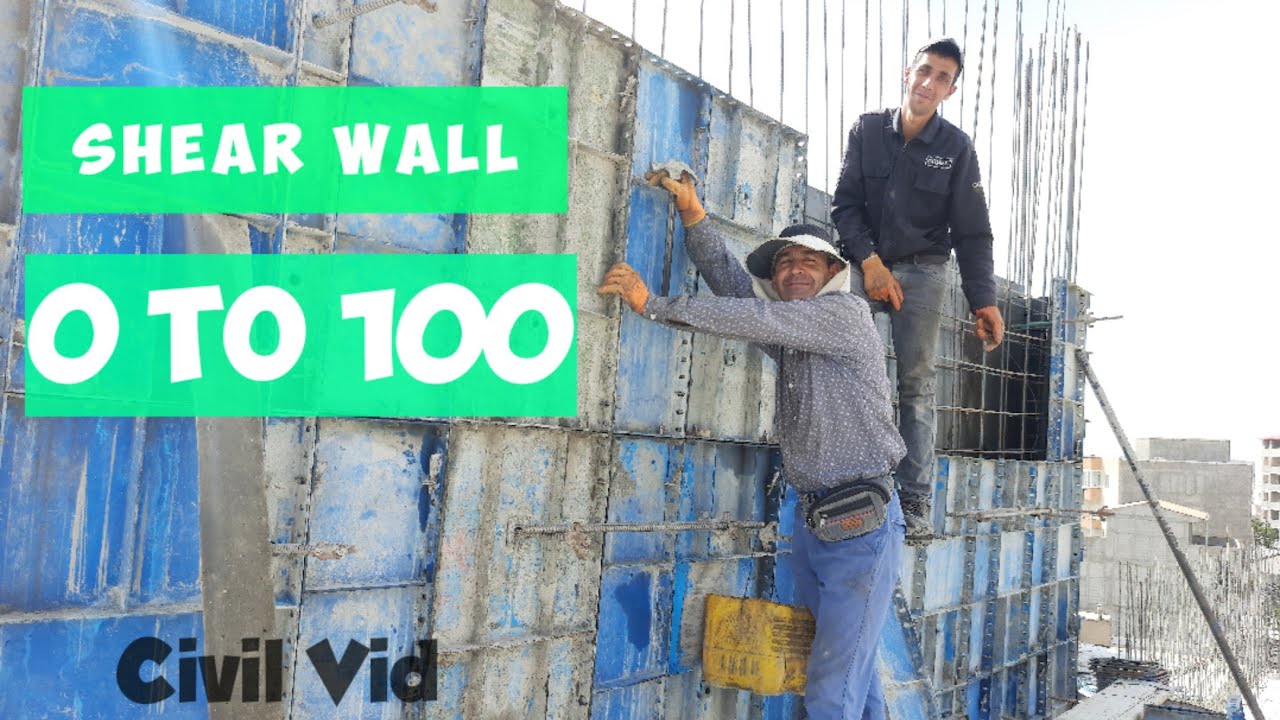 Shear Wall Construction : Easy Learn  How To Do #concrete