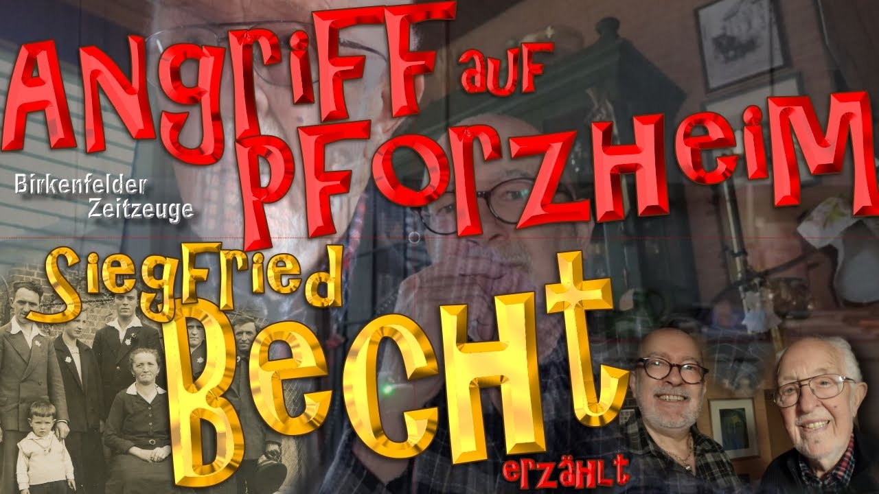 Zeitzeuge Siegfried Becht erzählt vom Angriff auf Pforzheim 1945