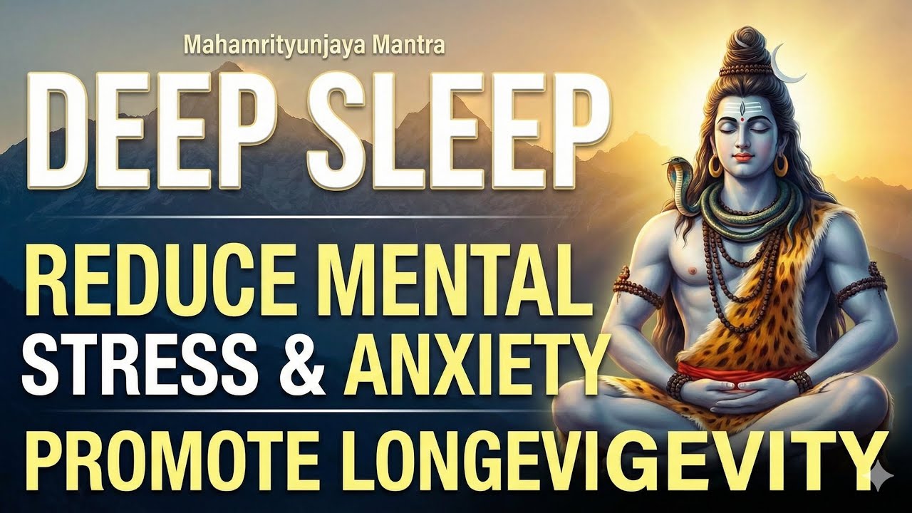Mahamrityunjaya Mantra 108 Times | Deep Sleep & Healing | Remove Negative Energy