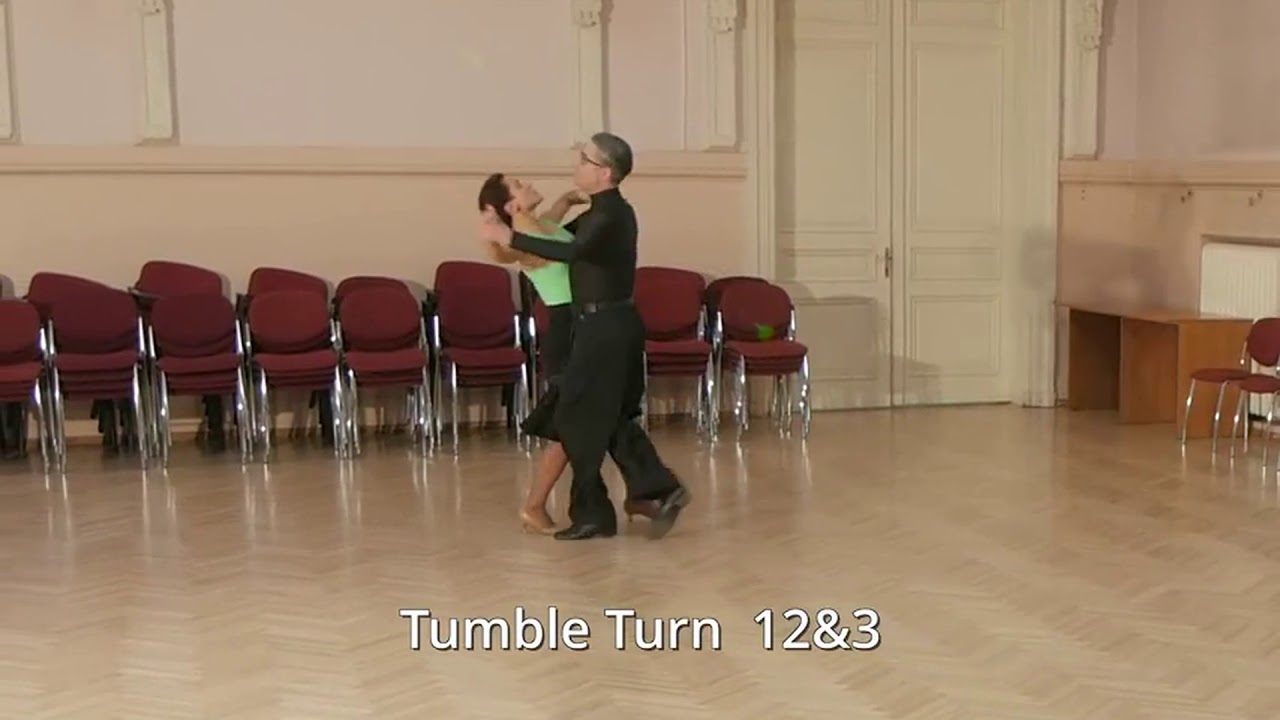 How to Dance Waltz - Running Weave and Tumble Turn. Egils Smagris