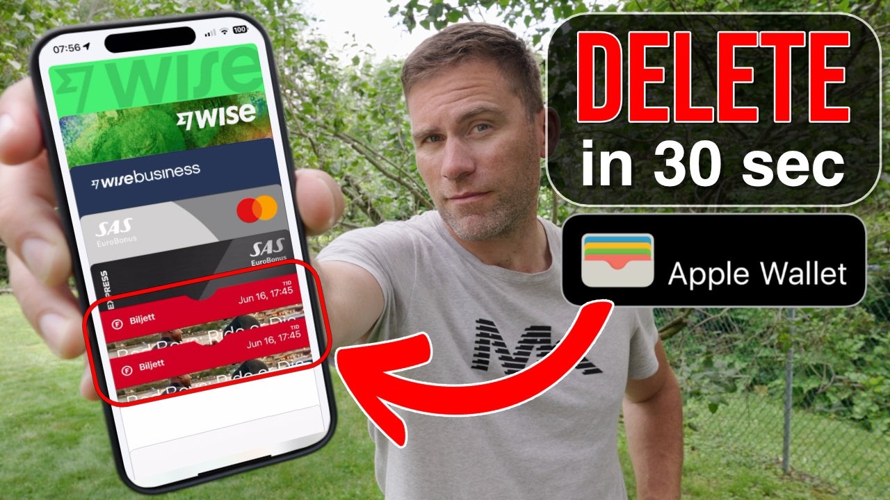 Как УДАЛИТЬ старые билеты из Apple Wallet за 30 секунд!