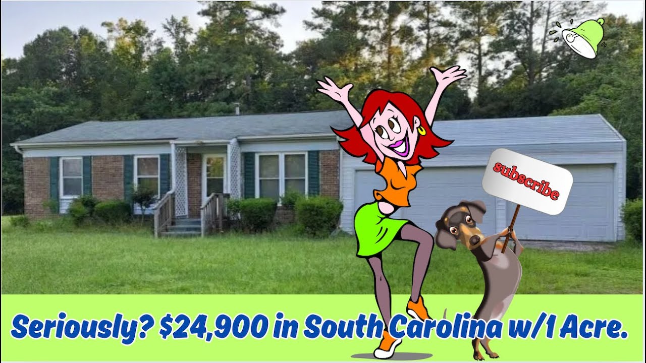 Seriously? $25k House, South Carolina, 2 Car Garage & 1 ACRE 🥳 🥹