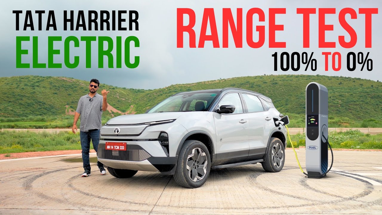 Tata Harrier EV (Electric) Range Test & Review - Best Tata Yet?