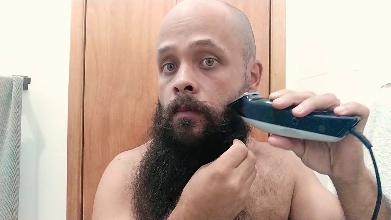 ASMR. Tirando mais de 2 anos de barba.