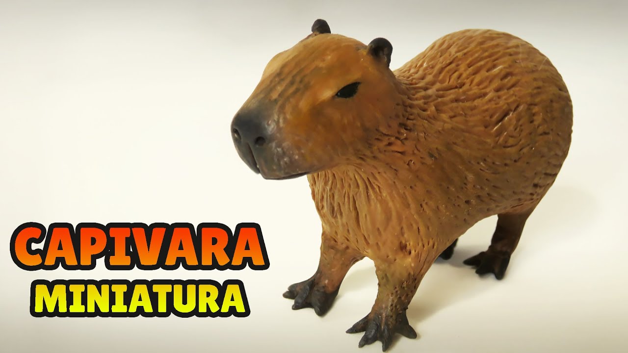 DIY: Como Fazer uma CAPIVARA Miniatura (Porcelana fria/Biscuit Tutorial)