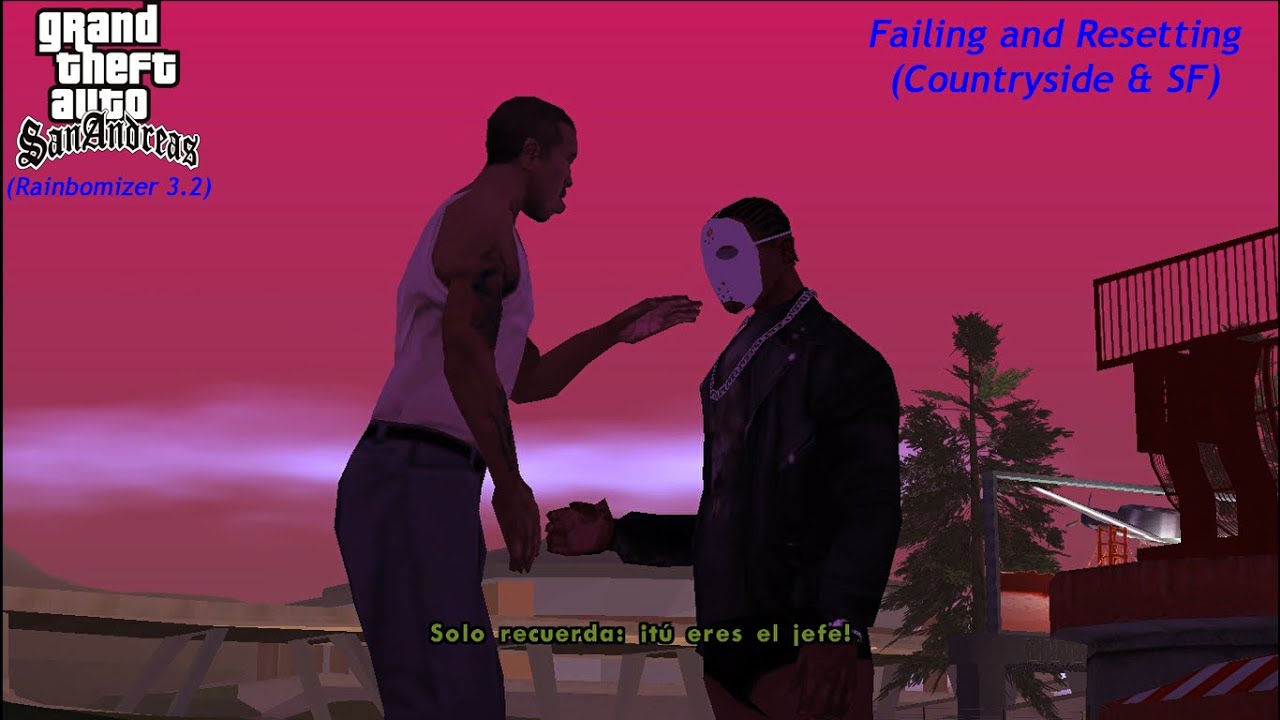 Fails e Resets - San Andreas Rainbomizer
