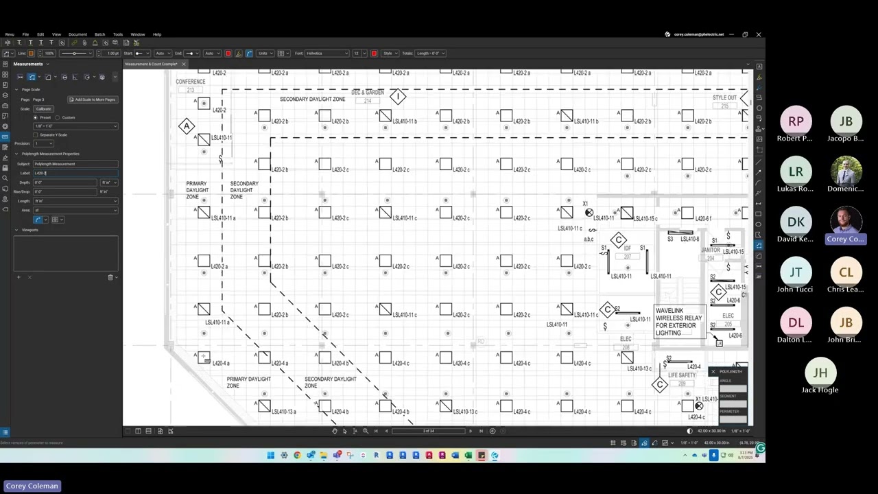 Bluebeam Training - Measurements and Counts