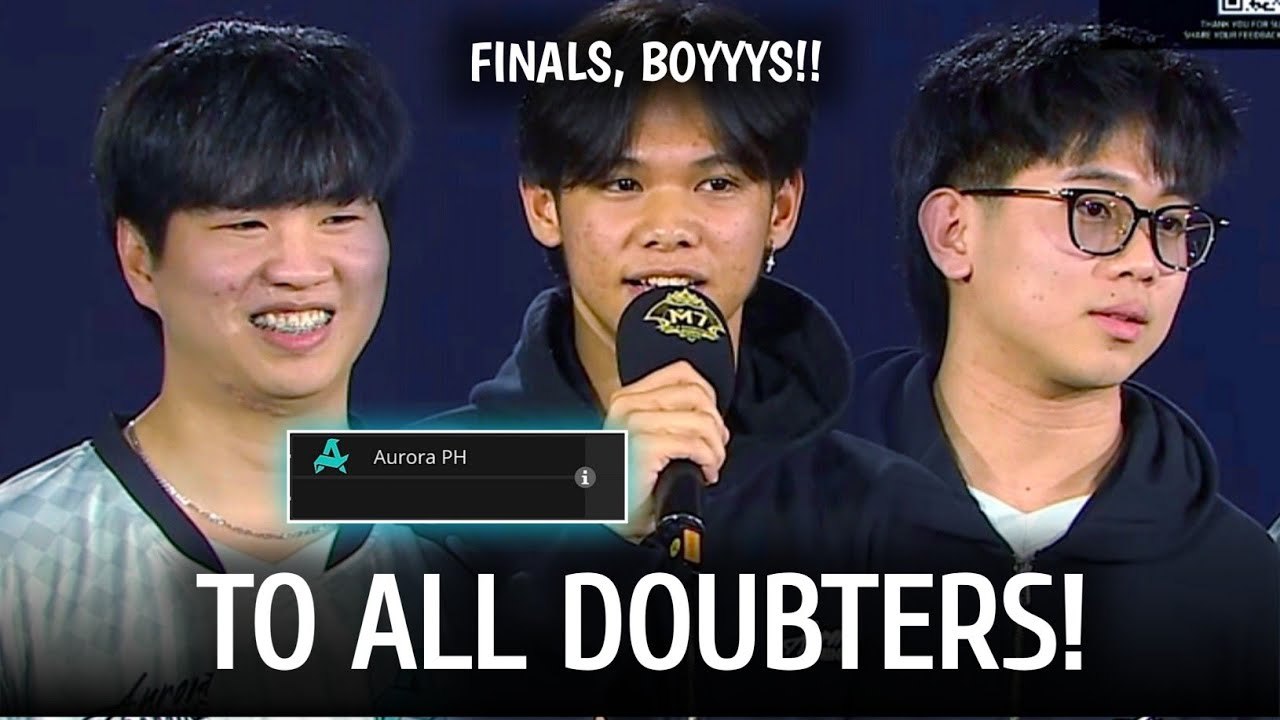 DOMENGKITE TAKE SHOTS AT DOUBTERS AFTER AURORA GAMING MADE IT TO M7 FINALS | RORA PH INTERVIEW