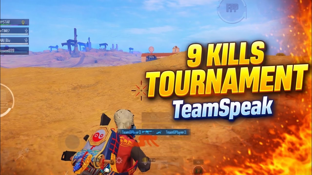 9 Kill TOURNAMENT TEAMSPEAK| PUBG MOBILE | IPhone 12 Pro Max