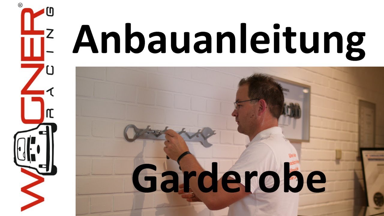 Wagner Racing Design Garderobe anbauen. Kurze Anbauanleitung, Schraubenschlüssel Tutorial