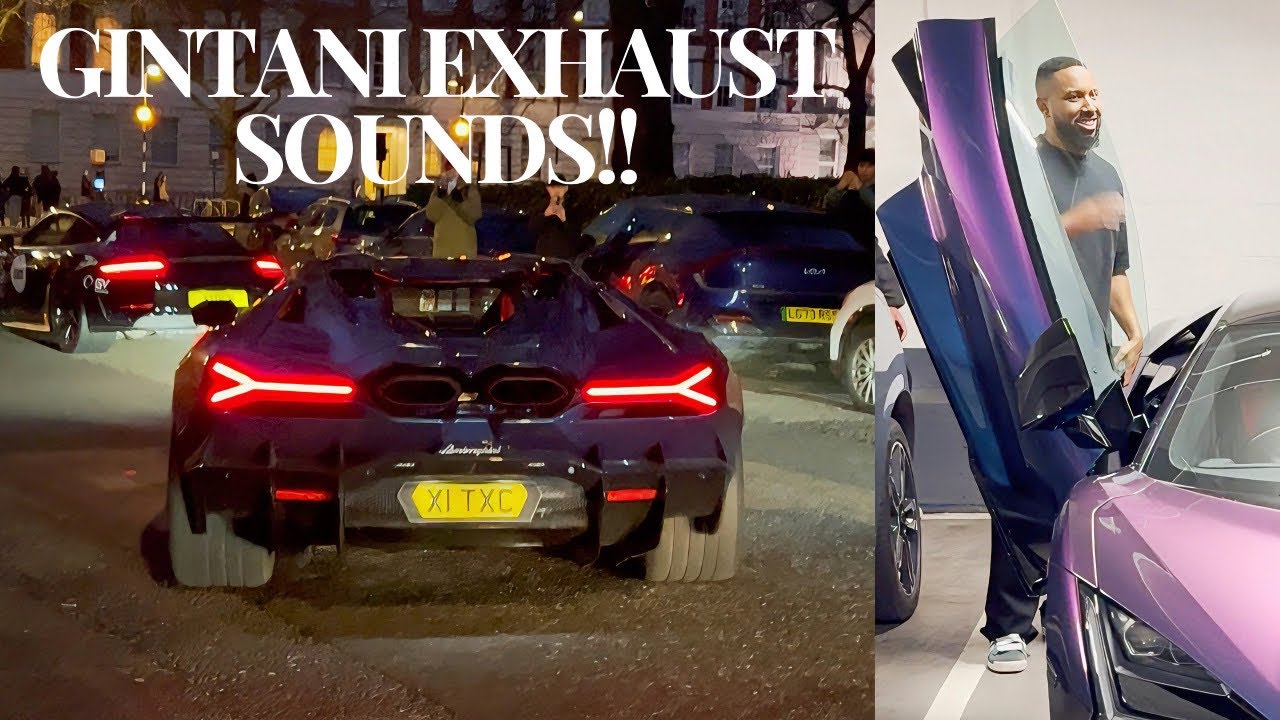 Tomi Auto Driving His GINTANI LAMBORGHINI REVUELTO! *INSANE V12 SOUNDS & Reactions!