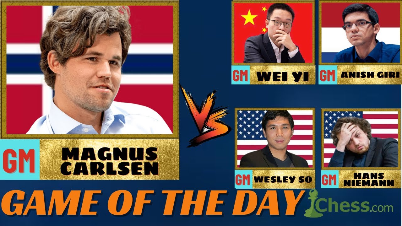 Chess: Magnus Carlsen | Game of the day