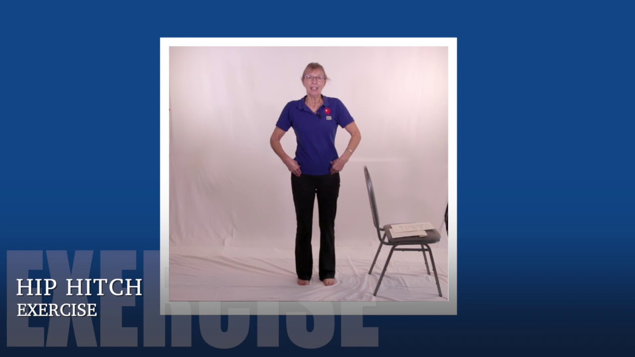Hip Hitch Exercise - suitable for those with lung conditions
