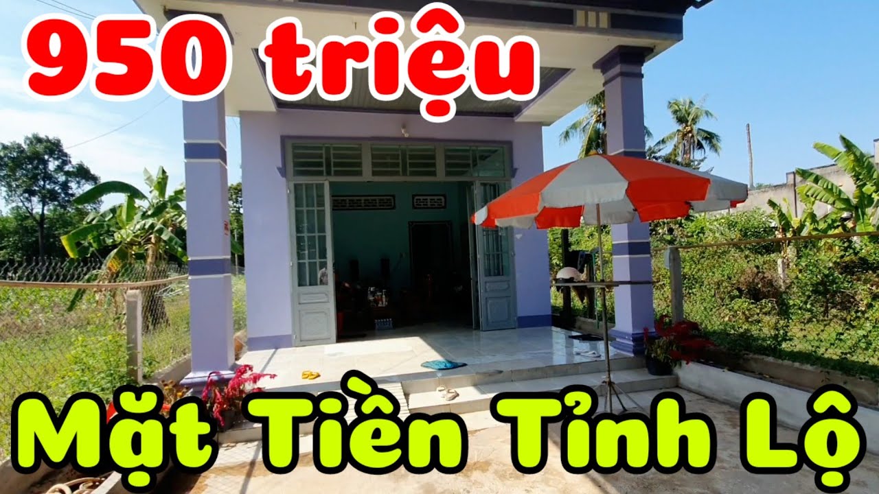 Bán nhà đất 6x80 mặt tiền Tỉnh lộ 796 giá rẻ 950 triệu gần trường học chợ Ninh Điền Tây Ninh