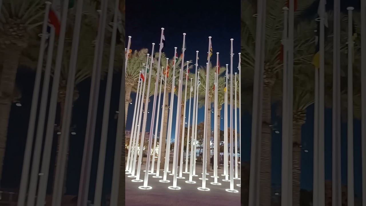 Flags of participating countries in Expo 2020