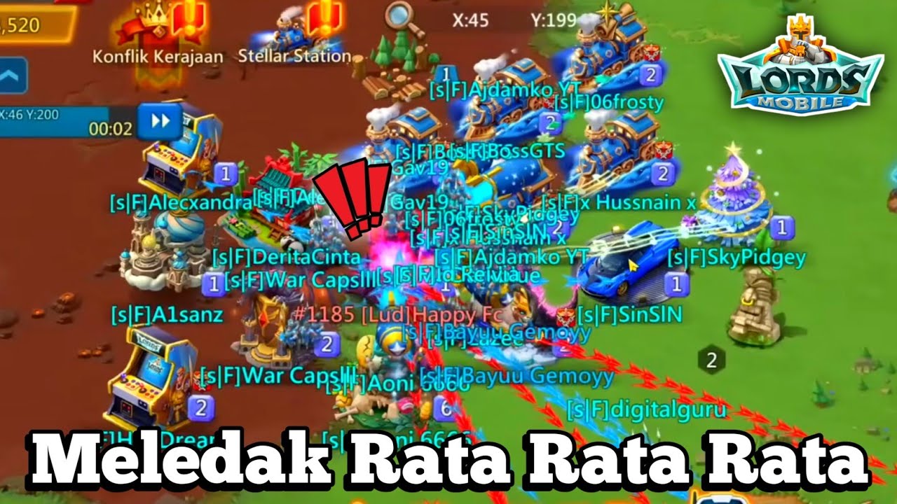 Part 2 - KvK Dapat Banyak Daging Orang Tidur!! Semua Pada Zeroid - Lords Mobile