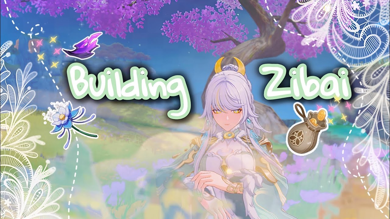 ꪆৎ Build Zibai with me ꪆৎ Cozy Genshin gameplay 