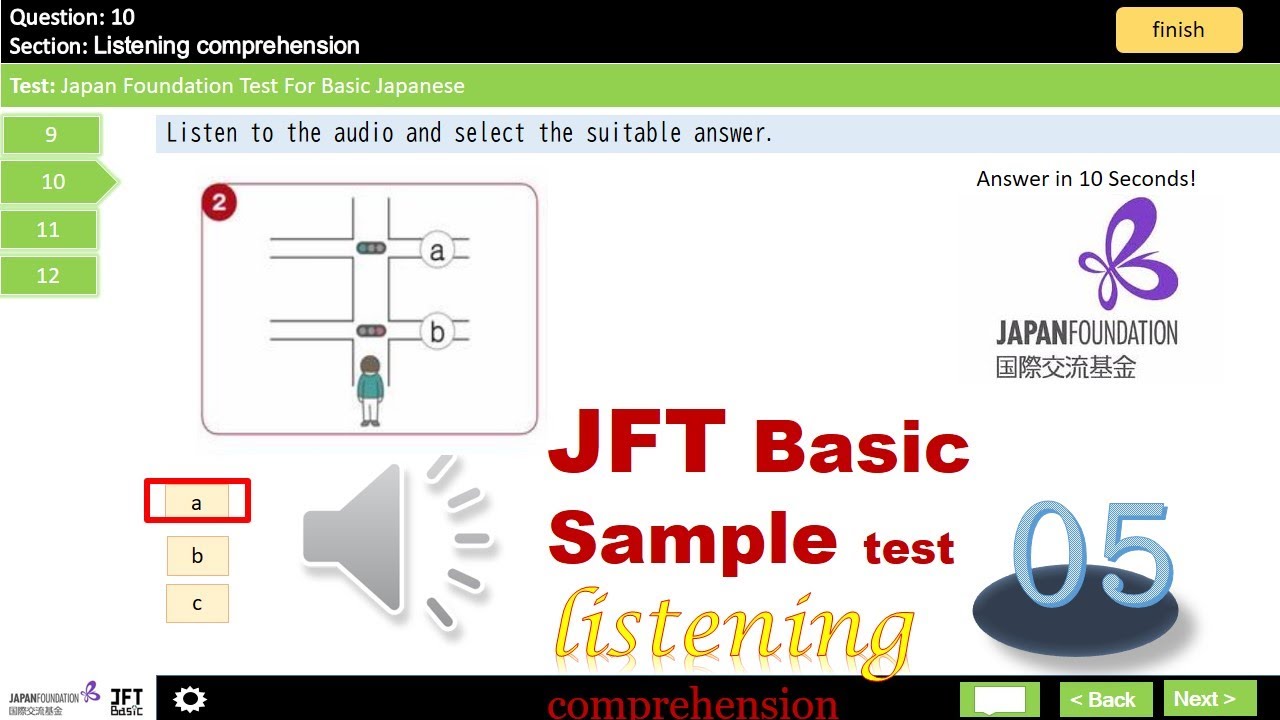 JFT Basic sample test|Marugoto|Irodori: Listening comprehension:05