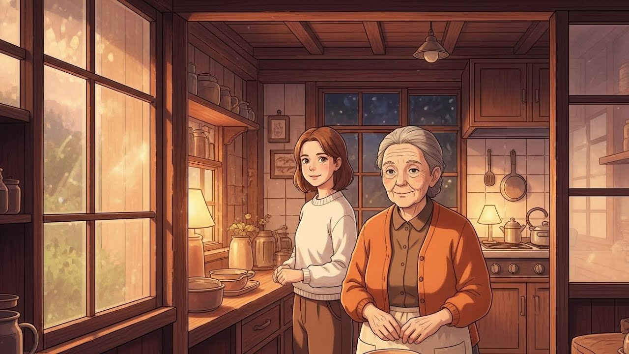 Returning to My Childhood Home — Warm Lights and Simple Meals | Cozy ASMR Slow Living