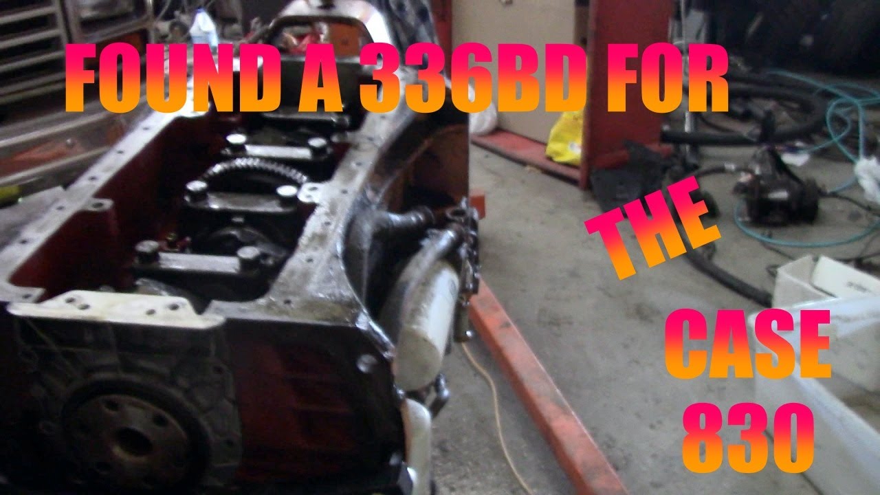 Case 830 found motor !