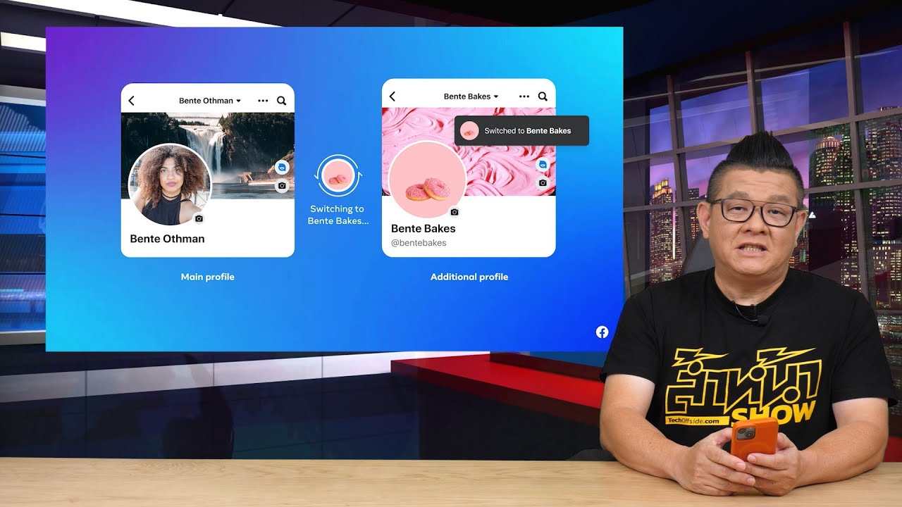 Facebook เพิ่มฟีเจอร์ใหม่ สามารถสร้างโปรไฟล์แยกได้ถึง 4 โปรไฟล์!!