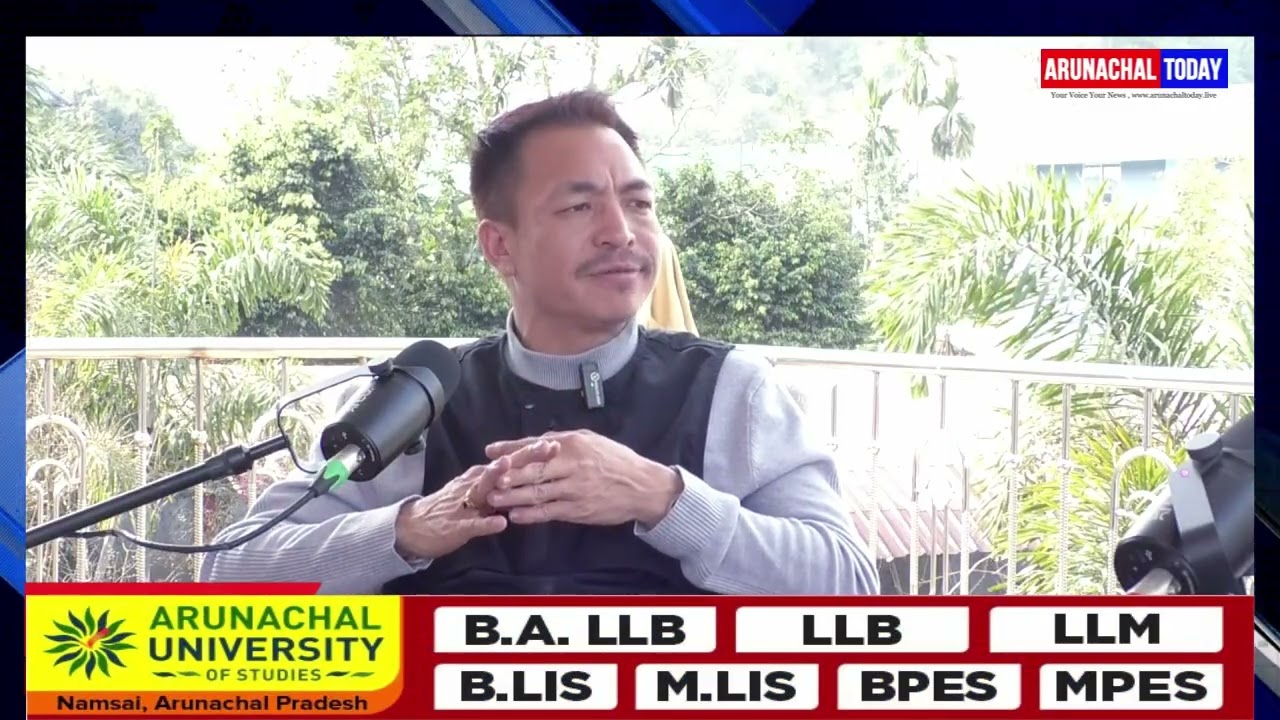 PODCAST With AAPSU Presidential Candidate-Meje Taku, Unveils Vision  For students & Arunachal