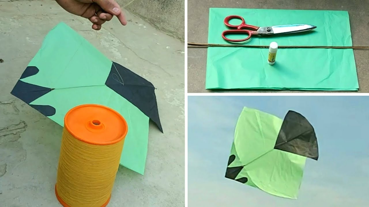 Making beautiful designing kite 😱 || with bamboo sticks || Step by Step || New Kite Making Video !
