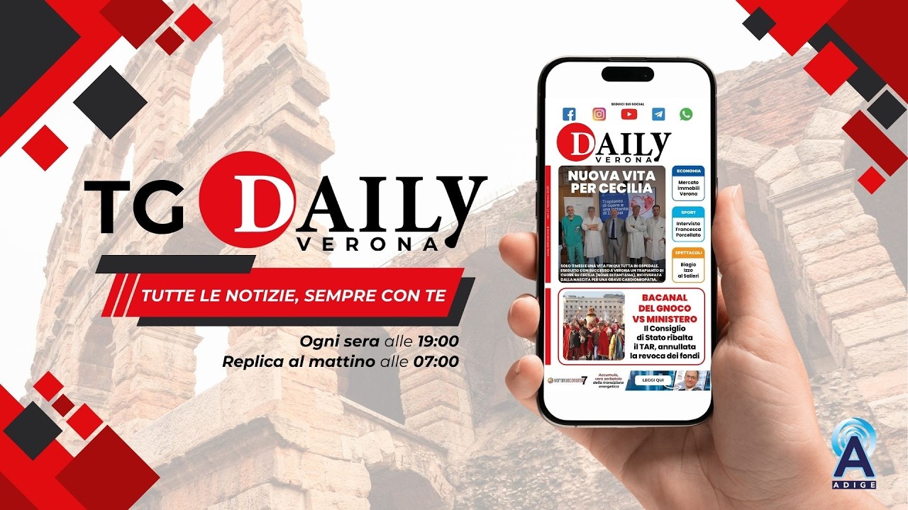 NUOVA VITA PER LA PICCOLA CECILIA - TG DAILY 27.02.2026