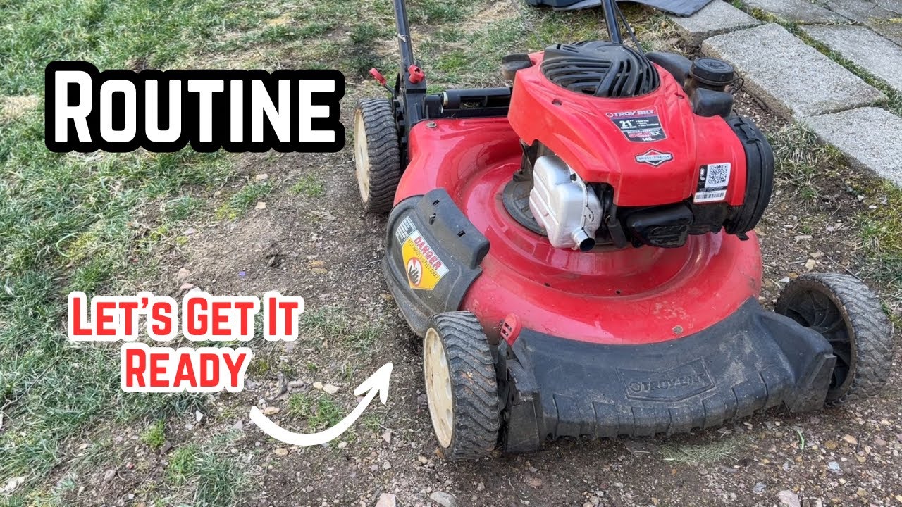 Spring Tune-Up on a Troy-Bilt TB110 -- Briggs 550EX 140cc