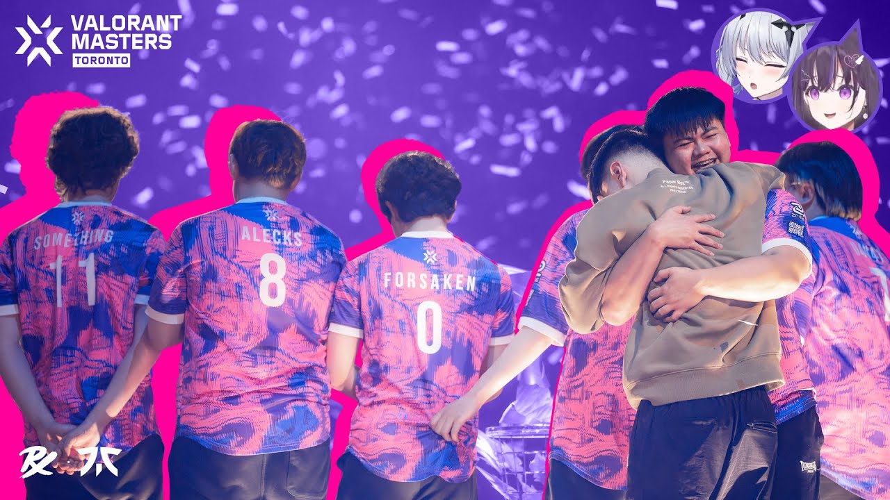 VTubers react to the closing rounds of PRX vs FNC